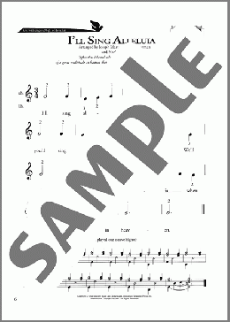 I'll Sing Alleluia(William Walker) 楽譜 その他 ダウンロード
