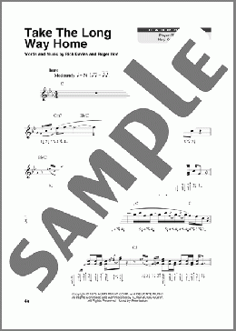 Take The Long Way Home(Supertramp) 楽譜 ハーモニカ ダウンロード