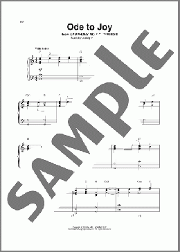 Ode To Joy(Henry van Dyke/Ludwig Van Beethoven) 楽譜 その他 ダウンロード