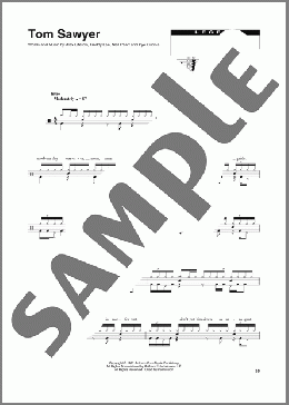 Tom Sawyer(Rush) 楽譜 その他 ダウンロード