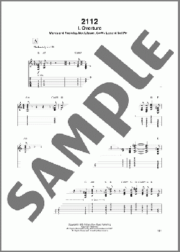 2112-I Overture(Rush) 楽譜 ギタースコア ダウンロード