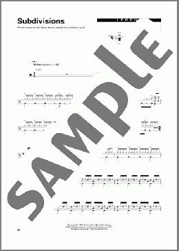 Subdivisions(Rush) 楽譜 その他 ダウンロード