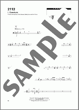 2112-I Overture(Rush) 楽譜 その他 ダウンロード
