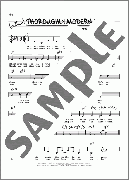 Thoroughly Modern Millie (Low Voice)(James Van Heusen) 楽譜 その他 ダウンロード