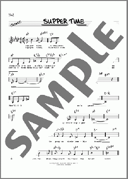 Supper Time (Low Voice)(Irving Berlin) 楽譜 その他 ダウンロード