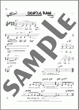 Gentle Rain (Low Voice)(Luiz Bonfa/Matt Dubey) 楽譜 その他 ダウンロード
