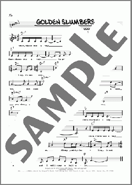 Golden Slumbers (Low Voice)(The Beatles) 楽譜 その他 ダウンロード
