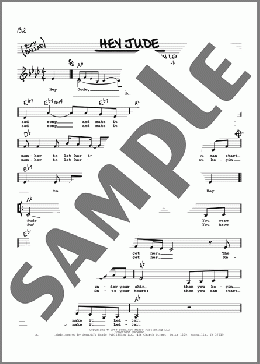Hey Jude (Low Voice)(The Beatles) 楽譜 その他 ダウンロード