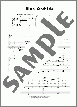 Blue Orchids(Hoagy Carmichael) 楽譜 ピアノ & ボーカル & ギター ダウンロード