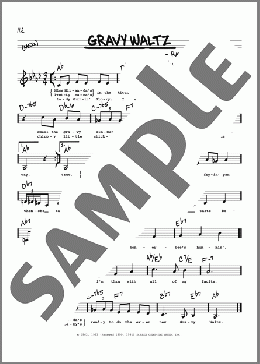 Gravy Waltz (Low Voice)(Steve Allen/Ray Brown) 楽譜 その他 ダウンロード