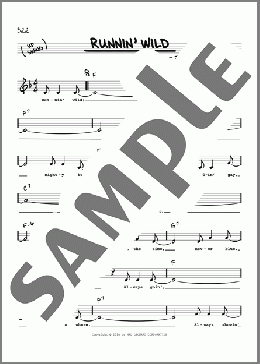 Runnin' Wild (Low Voice)(A. Harrington Gibbs) 楽譜 その他 ダウンロード