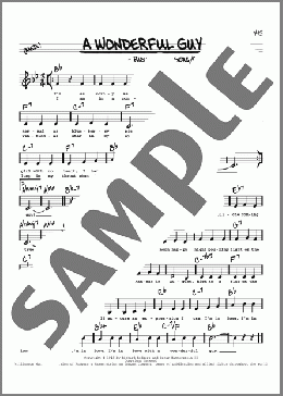 A Wonderful Guy (Low Voice)(Richard Rodgers/Oscar Hammerstein II) 楽譜 その他 ダウンロード