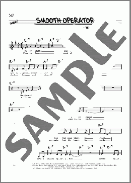 Smooth Operator (Low Voice)(Sade) 楽譜 その他 ダウンロード