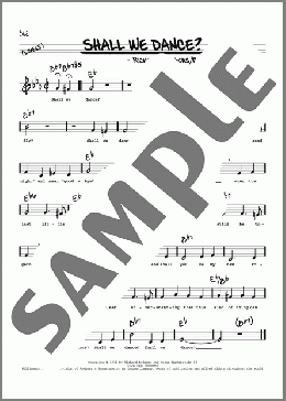 Shall We Dance? (Low Voice)(Richard Rodgers/Oscar Hammerstein II) 楽譜 その他 ダウンロード