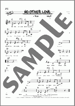 No Other Love (Low Voice)(Richard Rodgers/Oscar Hammerstein II) 楽譜 その他 ダウンロード