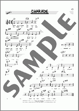 Charade (Low Voice)(Henry Mancini) 楽譜 その他 ダウンロード