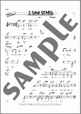 I Saw Stars (Low Voice)(Al Hoffman) 楽譜 その他 ダウンロード