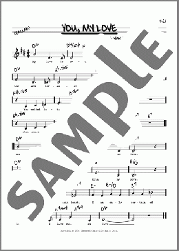 You, My Love (Low Voice)(James Van Heusen) 楽譜 その他 ダウンロード