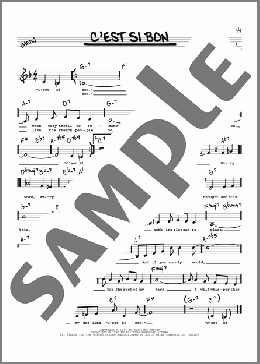 C'est Si Bon (Low Voice)(Danny Kaye/Eartha Kitt/Conway Twitty) 楽譜 その他 ダウンロード