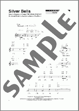 Silver Bells(Ray Evans/Jay Livingston) 楽譜 ハーモニカ ダウンロード