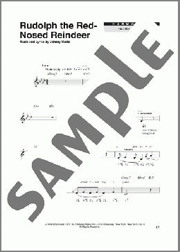 Rudolph The Red-Nosed Reindeer(Johnny Marks) 楽譜 ハーモニカ ダウンロード