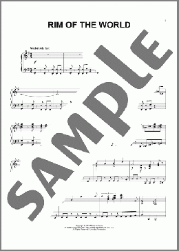 Rim Of The World(Bear McCreary) 楽譜 ピアノ（ソロ） ダウンロード