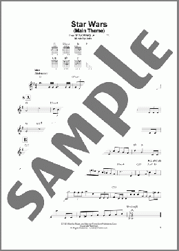 Star Wars (Main Theme)(John Williams) 楽譜 メロディ ダウンロード
