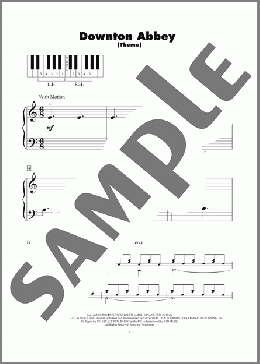 Downton Abbey (Theme)(John Lunn) 楽譜 ピアノ（ソロ） ダウンロード
