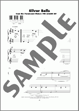 Silver Bells(Ray Evans/Jay Livingston) 楽譜 ピアノ（ソロ） ダウンロード