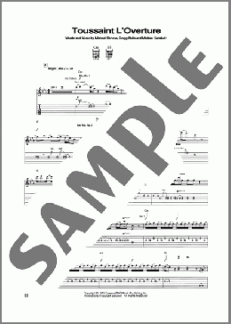 Toussaint L'Overture(Santana) 楽譜 ギター（ソロ） ダウンロード