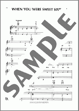 When You Were Sweet Sixteen(James Thornton) 楽譜 ピアノ & ボーカル & ギター ダウンロード