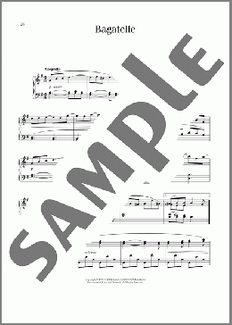 Bagatelle In G Major, Op. 126, No. 5(Ludwig Van Beethoven) 楽譜 ピアノ（ソロ） ダウンロード