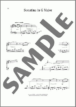 Sonatina In G Major, Op. 151, No. 1(Anton Diabelli) 楽譜 ピアノ（ソロ） ダウンロード
