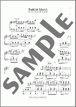 Turkish March(Ludwig Van Beethoven) 楽譜 ピアノ（ソロ） ダウンロード