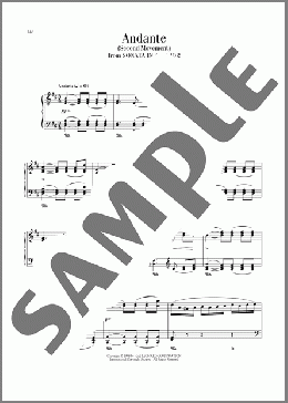 Andante, Op. 120, D. 664, Second Movement(Franz Schubert) 楽譜 ピアノ（ソロ） ダウンロード