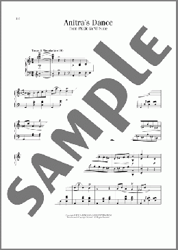 Anitra's Dance(Edvard Grieg) 楽譜 ピアノ（ソロ） ダウンロード
