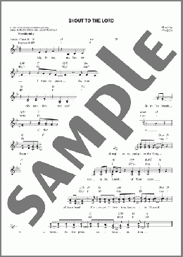 Shout To The Lord(Carman/Hillsong) 楽譜 その他 ダウンロード
