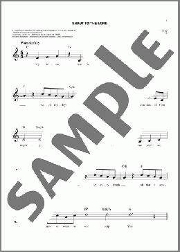 Shout To The Lord(Carman/Hillsong) 楽譜 その他 ダウンロード