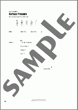 Surface Pressure (from Encanto)(Lin-Manuel Miranda) 楽譜 ウクレレ（コード譜） ダウンロード