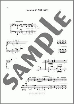 Polonaise In A Major, Op. 40, No. 1(Frederic Chopin) 楽譜 ピアノ（ソロ） ダウンロード