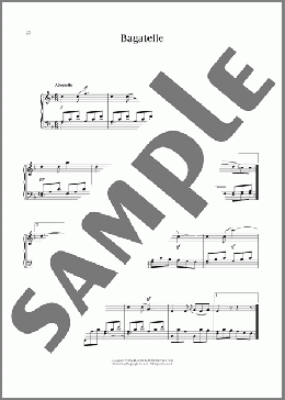 Bagatelle In F Major, Op. 33, No. 3(Ludwig Van Beethoven) 楽譜 ピアノ（ソロ） ダウンロード