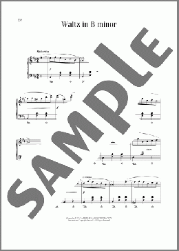 Waltz In B Minor, Op. 69, No. 2(Frederic Chopin) 楽譜 ピアノ（ソロ） ダウンロード