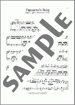 Ein Madchen Oder Weibchen (Papageno's Song)(Wolfgang Amadeus Mozart) 楽譜 ピアノ（ソロ） ダウンロード