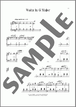 Waltz In G Major, Op. 67, No. 15(Franz Schubert) 楽譜 ピアノ（ソロ） ダウンロード