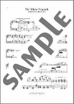 The White Peacock, Op. 7, No. 1(Charles T. Griffes) 楽譜 ピアノ（ソロ） ダウンロード
