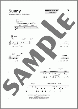 Sunny(Bobby Hebb/Pat Martino) 楽譜 ハーモニカ ダウンロード