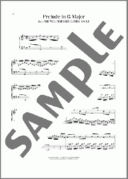 Prelude No. 15 In G Major, BWV 860(Johann Sebastian Bach) 楽譜 ピアノ（ソロ） ダウンロード