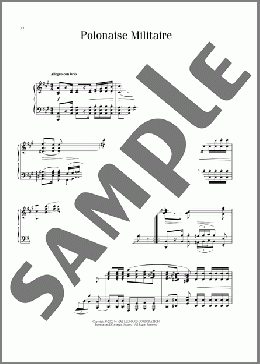 Polonaise In A Major ”Military,” Op. 40, No. 1(Frederic Chopin) 楽譜 ピアノ（ソロ） ダウンロード