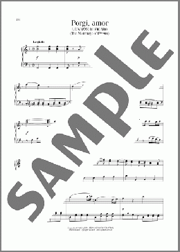 Porgi, Amor(Wolfgang Amadeus Mozart) 楽譜 ピアノ（ソロ） ダウンロード