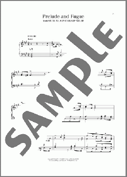 Prelude And Fugue, Suite No. 6, HWV 431(George Frideric Handel) 楽譜 ピアノ（ソロ） ダウンロード